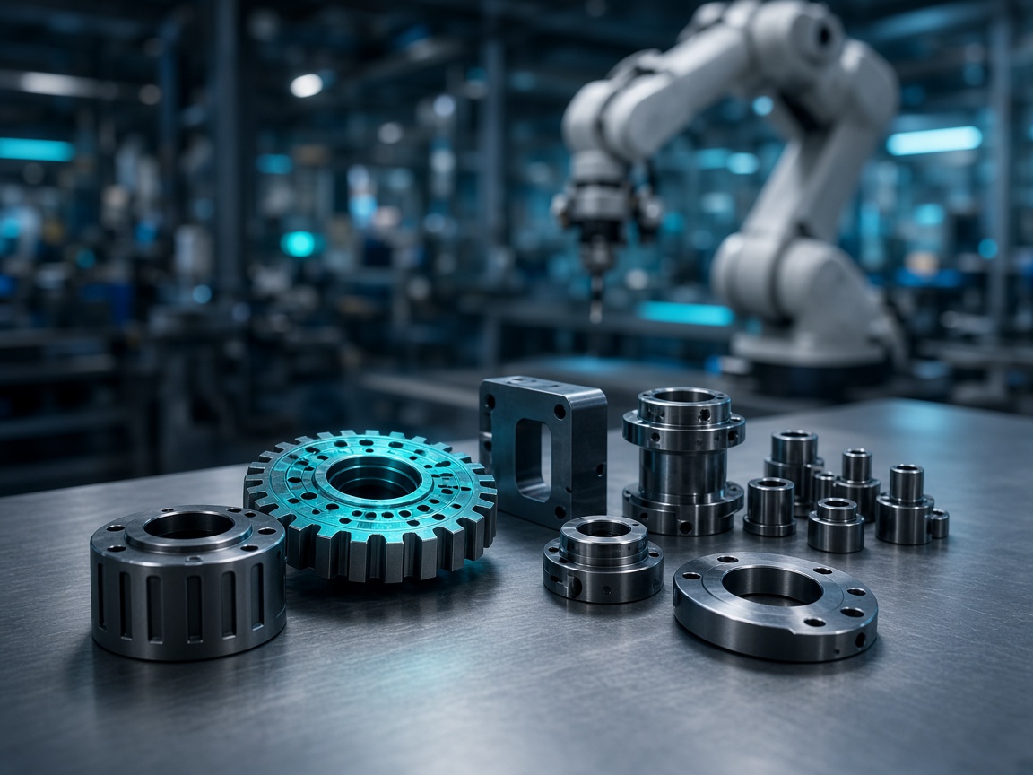 Precision industrial components prepared for production